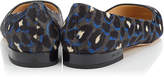 Thumbnail for your product : Jimmy Choo JESSIE FLAT Pop Blue Mix Leopard Print Pony Round Toe Pumps
