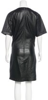 Thumbnail for your product : Frame Denim Leather Shift Dress