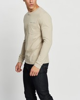 Thumbnail for your product : Henri Lloyd Men's Brown Printed T-Shirts - RWR Long Sleeve Tee - Size One Size, L at The Iconic