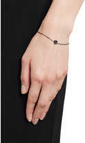 Thumbnail for your product : Black Diamond Stone & Blackened Gold Flower Charm Bracelet
