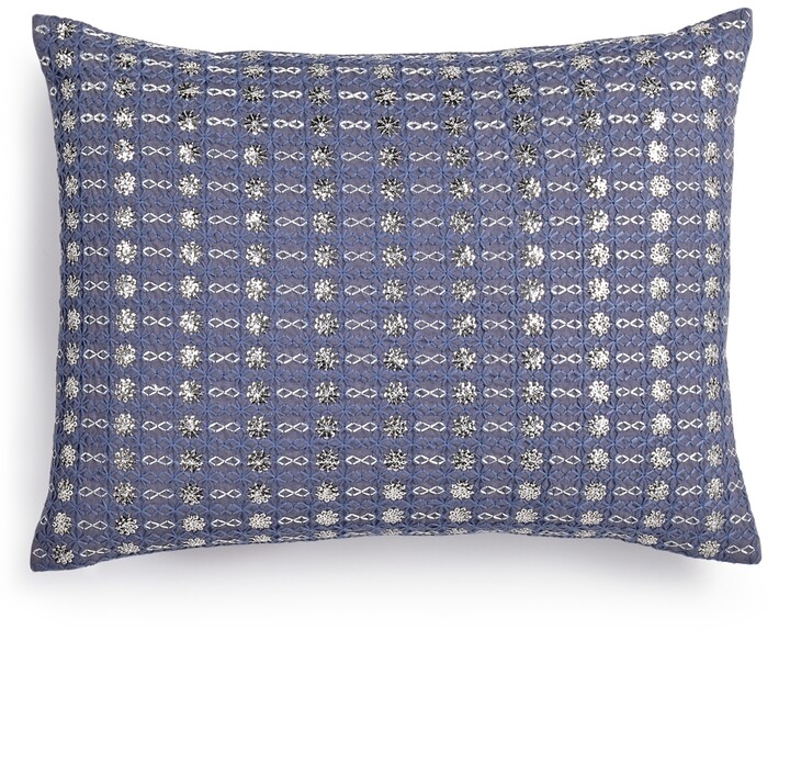 Calvin Klein Dusk Wildflower Wave Strip Decorative Pillow 18 X Bedding Style - Calvin Klein Home Decorative Throw