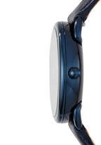 Thumbnail for your product : Fossil Tailor Multifunction Blue Leather Watch