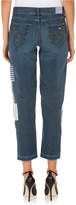 Thumbnail for your product : Emporio Armani Kristen Loose Boyfriend Patchwork Jeans