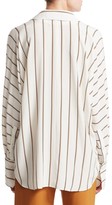 Thumbnail for your product : A.L.C. Noreen Stripe High-Low Shirt