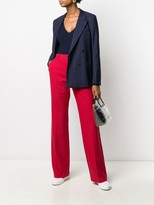 Thumbnail for your product : Paul Smith High-Rise Checked Trousers