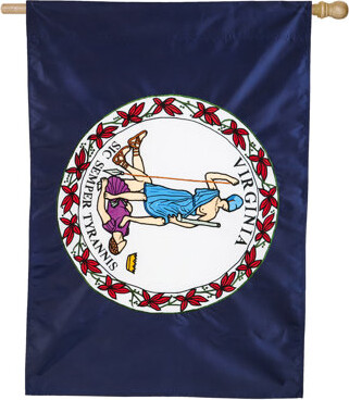Evergreen Enterprises, Inc Virginia State 2-Sided Nylon 44 x 28 in. House Flag
