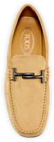 Thumbnail for your product : Tod's Men's Double T Slip-On Suede Drivers