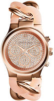 Thumbnail for your product : Michael Kors Ladies' Runway Rose Gold-Tone Chronograph Glitz Watch
