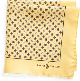 Ralph Lauren Neat Silk Pocket Square