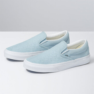 blue slip on vans