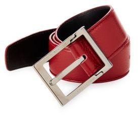 Versace Grained Leather Belt