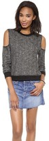 Thumbnail for your product : re:named Open Shoulder Sweatshirt