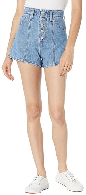 Levi High Waisted Shorts | Shop the world's largest collection of fashion |  ShopStyle
