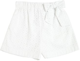 Stella Jean Eyelet Lace Cotton Shorts