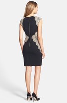Thumbnail for your product : Erin Fetherston ERIN 'Shelby' Lace Panel Ponte Sheath Dress