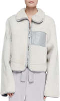 Thumbnail for your product : Altuzarra Short Shearling Fur Zip Jacket