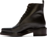 Thumbnail for your product : Acne Studios Black Leather Pointed Linden Ankle Boots