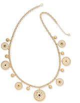 Thumbnail for your product : Charter Club Gold-Tone Colored Stone and Disc Long Charm Necklace, Created for Macy's