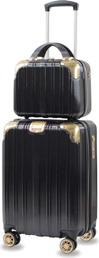 American Green Travel Andante S 20 in Black Carry on Luggage TSA