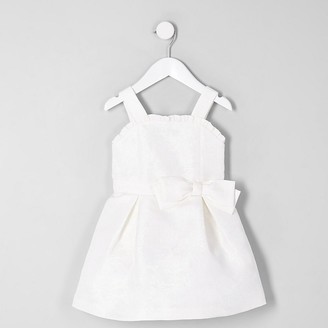 river island white dress sale