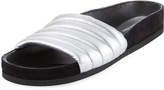 Thumbnail for your product : Isabel Marant Hellea Metallic Slide Sandals