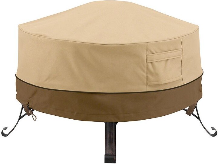 Classic Accessories Veranda Large Round Fire Pit Cover Full Coverage