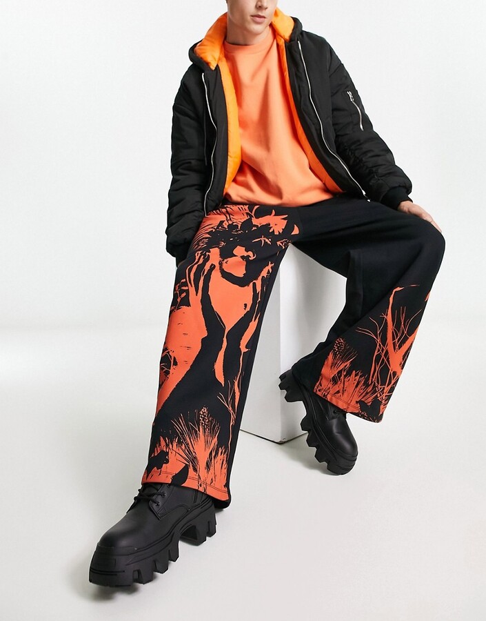 Asos jaded relaxed wide leg sweatpants Clearance