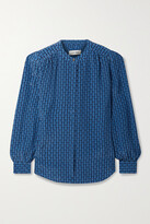 Thumbnail for your product : Cefinn Bailey Printed Silk-crepe Blouse