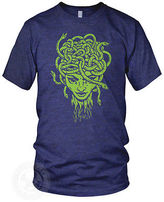 Thumbnail for your product : American Apparel MEDUSA TR401 Track T Shirt Vintage Monster snakes Halloween