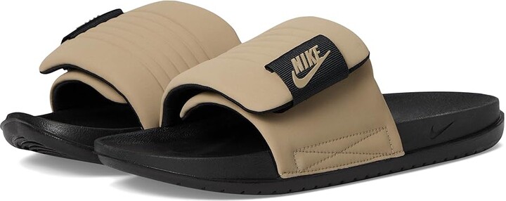 Nike Offcourt Adjust Men's Sandals Black/Khaki/Black : 8 M, Synthetic