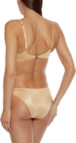 Thumbnail for your product : Myla Beachy Road ring-embellished metallic low-rise bikini briefs