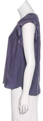 Etoile Isabel Marant Silk Short Sleeve Blouse