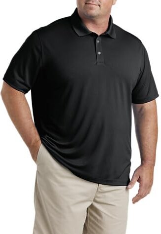 DXL Big Tall Essentials Men's Big and Tall Solid Golf Polo Shirt