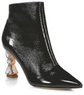 Thumbnail for your product : Sophia Webster Bijou Jewel-Heel Patent Leather Ankle Boots