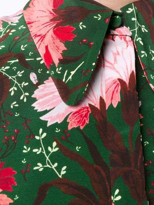 Erdem floral print shirt dress
