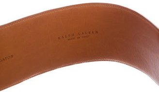 Ralph Lauren Alligator Waist Belt