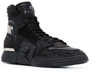Philipp Plein Crystal high-top sneakers