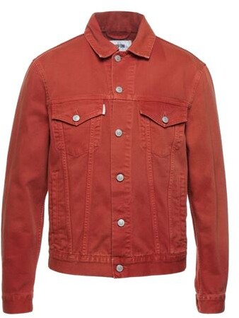 red denim jacket men