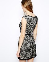 Thumbnail for your product : MANGO Sleeveless Lace Dress With Belt