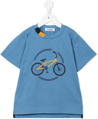 Familiar bicycle print T-shirt