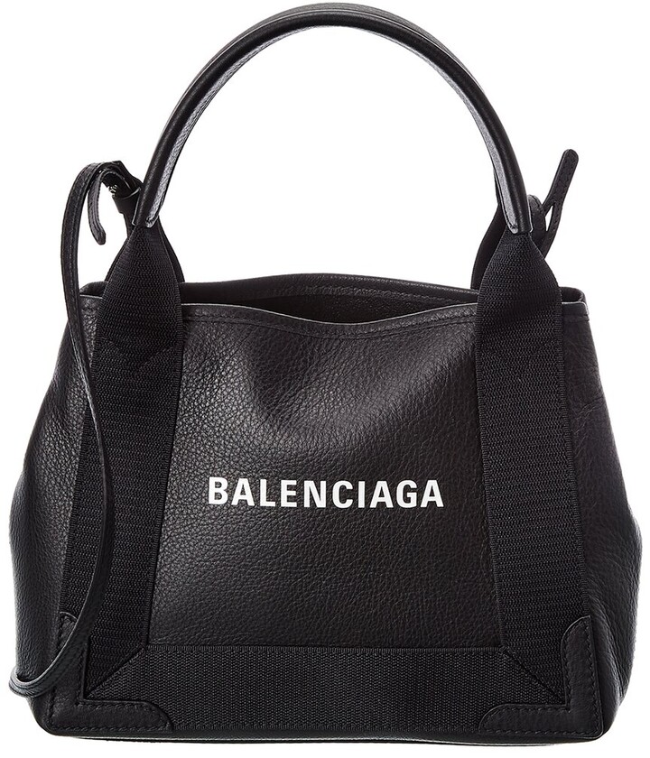 navy cabas xs balenciaga