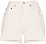 Thumbnail for your product : RE/DONE High-Waist Denim Shorts