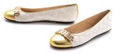 Thumbnail for your product : Moschino Ballerina Quilted Flats