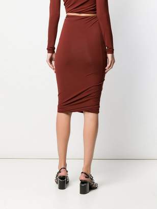 Alexander Wang T By twisted pencil skirt