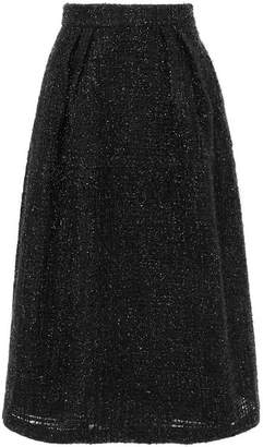 Co Metallic Tweed Midi Skirt
