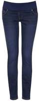 Thumbnail for your product : Topshop Maternity moto dark vintage blue leigh jeans