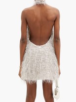 Thumbnail for your product : Taller Marmo Barbarella Halterneck Fil-coupe Dress - Silver
