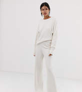 Thumbnail for your product : ASOS DESIGN tall premium lounge knitted ribbed wide leg