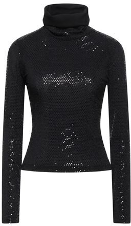 pink sequin turtleneck