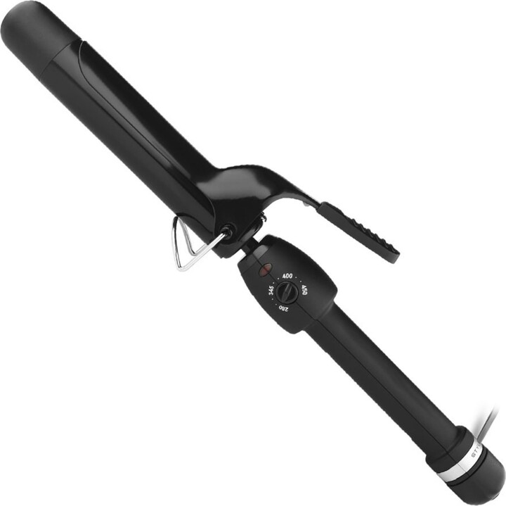 Stylecraft Stay-Temp Black Gold Professional Curling Iron 1.25 Inch